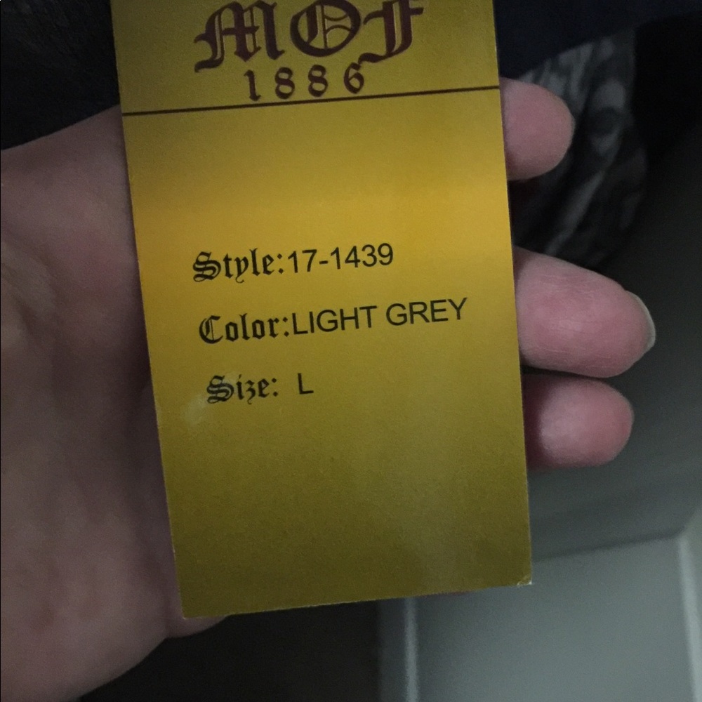 Light grey zip up jacket